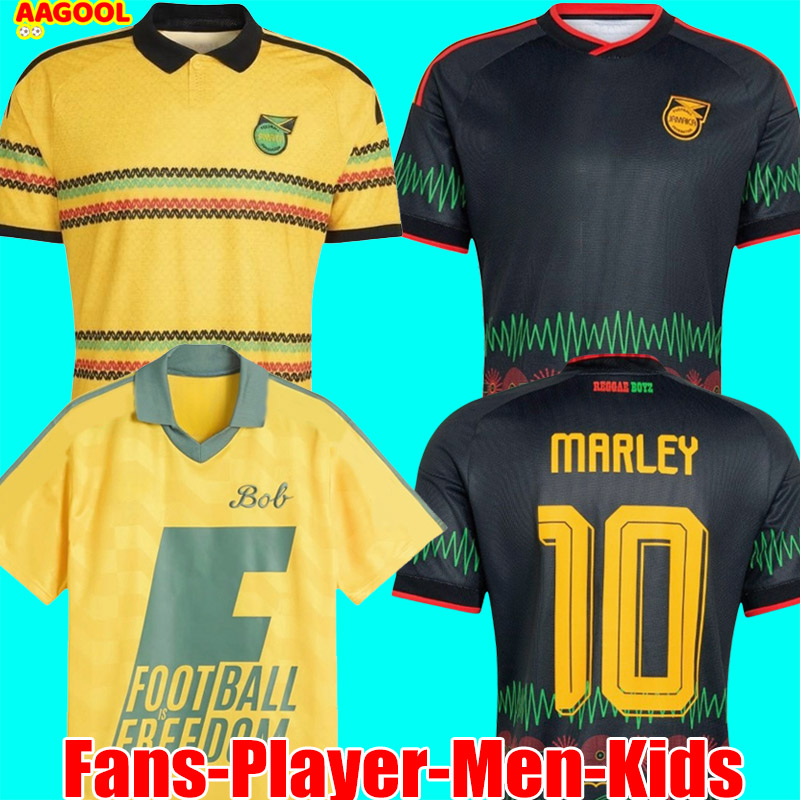 Jamaica Bob Marley soccer jersey 2026 World Cup Kit Retro 26 27 jamaica home MARLEY 10 JAMAICA national Team football shirt fans player version men kids sets uniforms