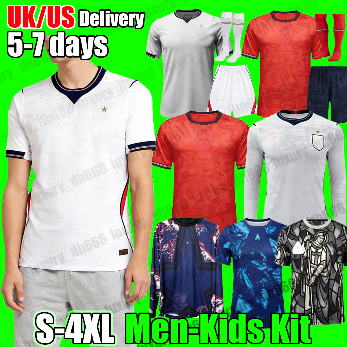 4XL eNglAnD football shirt 26 27 2026 World Cup Top eNglAnD kit palace soccer jersey BELLINGHAM RASHFORD KANE SAKA RICE FODEN Long sleeve goalkeeper men kids kit XXXL