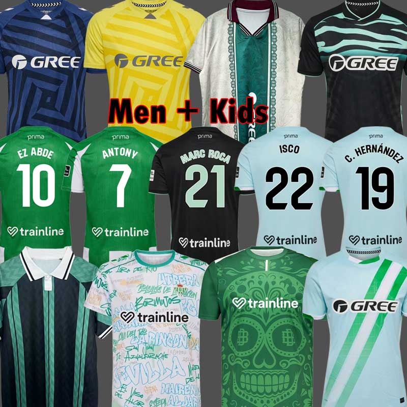 Real Betis Soccer Jerseys Pre Match Kit Camiseta Final Conference League 2026 ANTONY 25 26 Betis Shirts JOAQUIN futbol ISCO EZ ABDE football Kids Portero Equipment