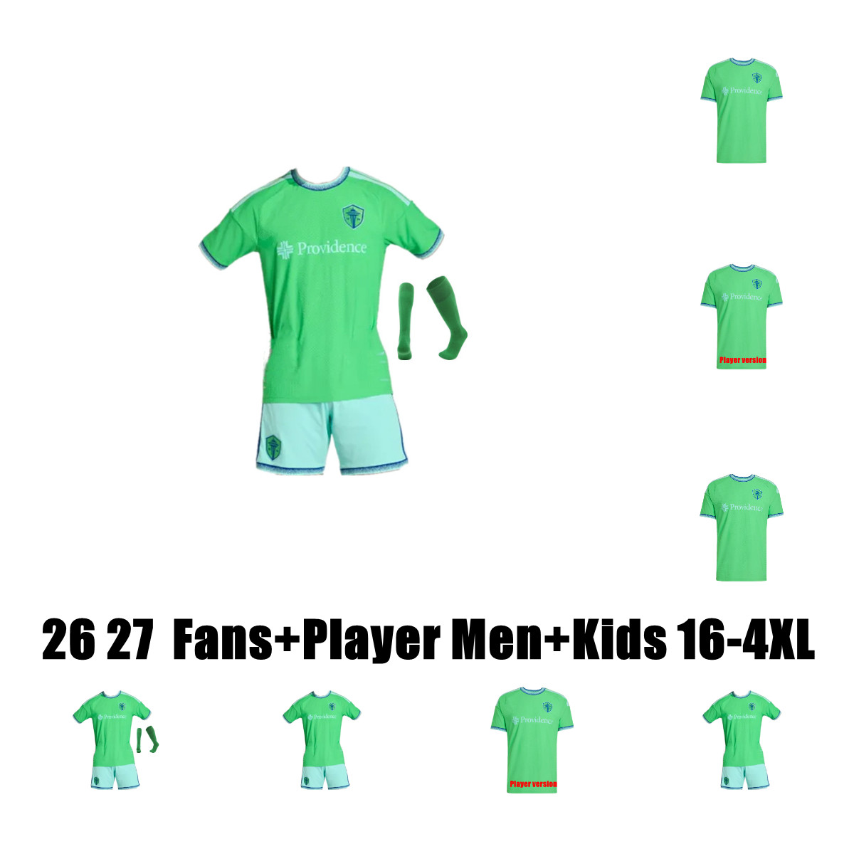 SeattleS 2026 Sounders 2027 Lodeiro SOCCER JERSEYS home away 3rd Roldan Montero MORRIS camisetas de futbol DELEM 26 27 football shirts Ruidiaz uniforms player 16-4XL