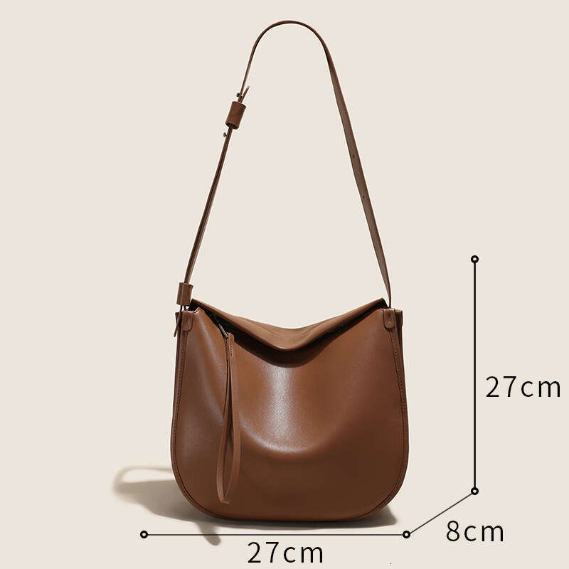 Luxury Shoulder Bags Totes Hobo Genuine Leather Crossbody New Large Capacity Shell Women S Niche High End Bag SENYY