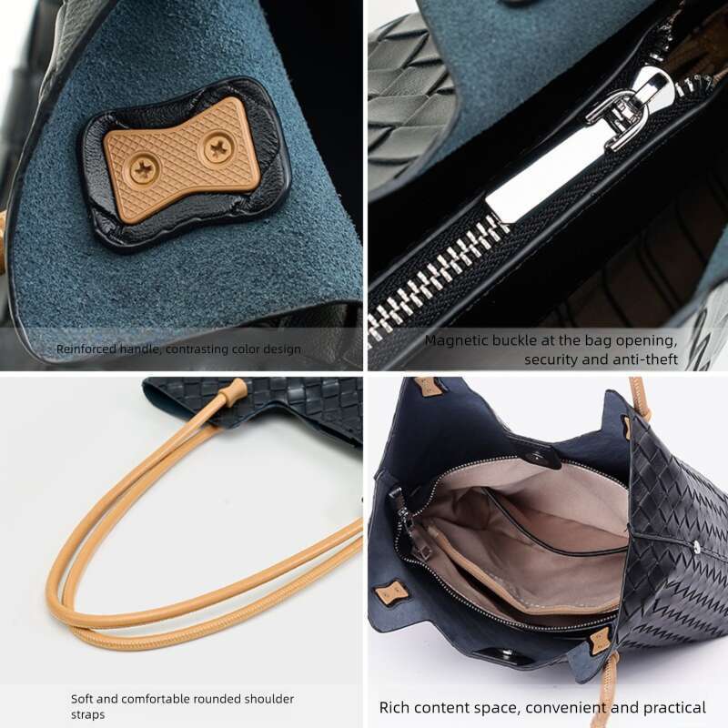 Luxury Shoulder Bags Totes Hobo Genuine Leather Women S Tote High End Large Capacity Summer Style Versatile Woven Bag For SENYY