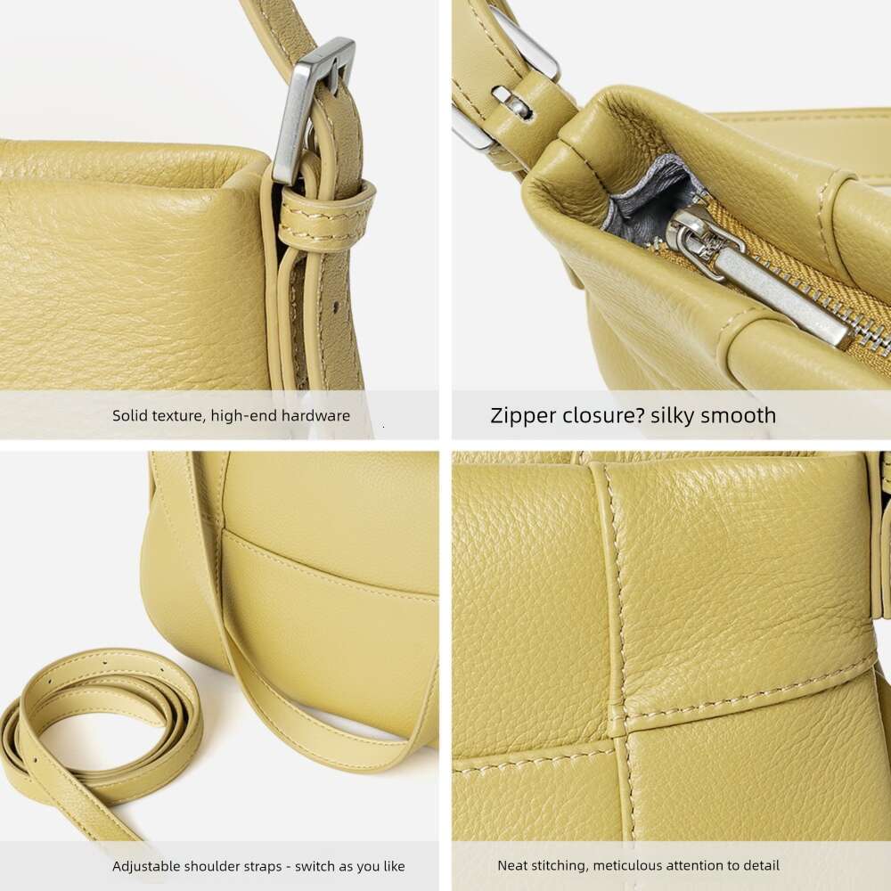 Luxury Shoulder Bags Totes Hobo New Fashion Versatile High Quality Genuine Leather Women S Crossbody Top Layer Cowhide Handbag Small Square Bag SENYY