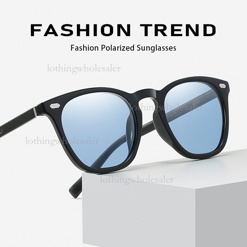2026 Fashion Aluminum Magnesium Color Changing Polarized Sunglasses For Men Night Mirrors Designer Outdoor Glasses Luxury Brand Sunscreen Cycling Glas