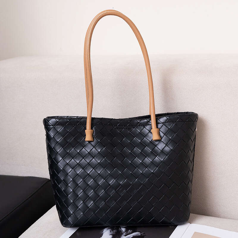Luxury Shoulder Bags Totes Hobo Genuine Leather Women S Tote High End Large Capacity Summer Style Versatile Woven Bag For SENYY