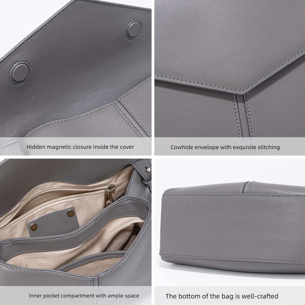 Luxury Shoulder Bags Totes Hobo Minimalist Messenger New Niche Design Crossbody Commuting Versatile Large Capacity Genuine Leather Bag Light SENYY