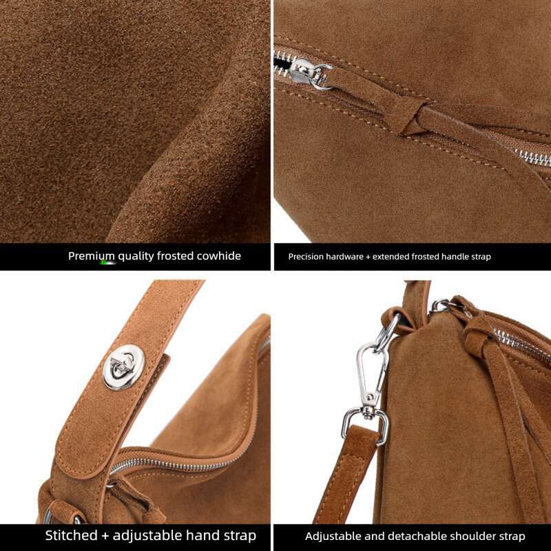 Luxury Shoulder Bags Totes Hobo Genuine Leather Women S New Matte Cowhide Tote Large Capacity Korean Fashion Simple Bag SENYY