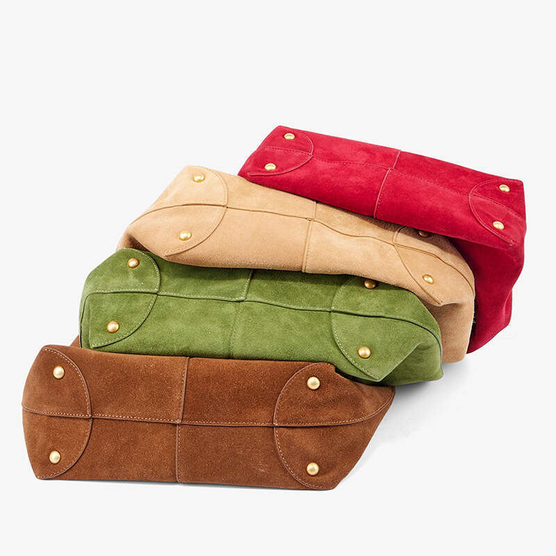 Luxury Shoulder Bags Totes Hobo Cross Border Best Selling Women S New Vintage Frosted Cowhide Shoulder Large Capacity Tote Bag Genuine Leather For SEN