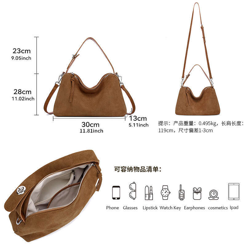 Luxury Shoulder Bags Totes Hobo Genuine Leather Women S New Matte Cowhide Tote Large Capacity Korean Fashion Simple Bag SENYY