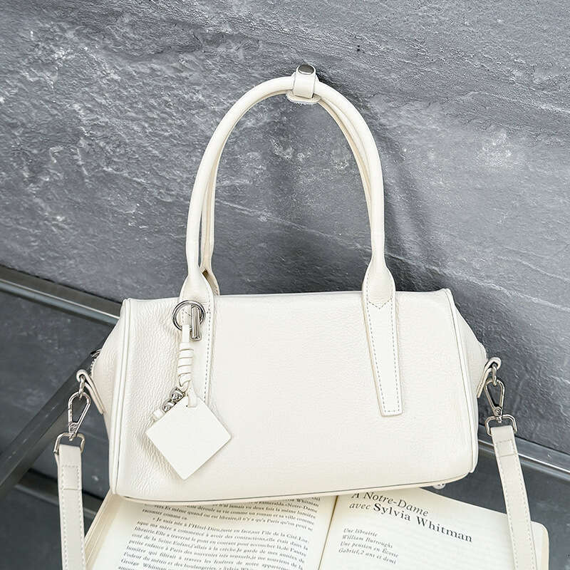 Luxury Shoulder Bags Totes Hobo Genuine Leather Underarm Elegant Boston New Top Layer Cowhide Women S Crossbody Handbag Single Bag SENYY