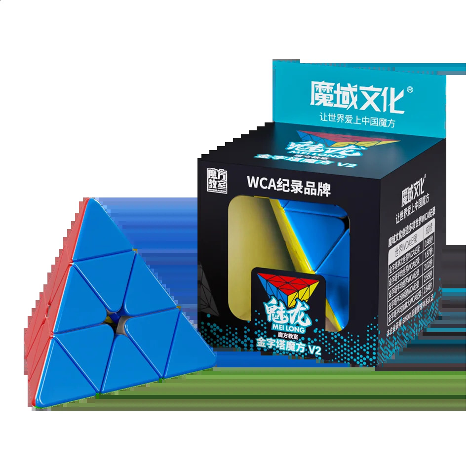 Picube MoYu Meilong Pyraminx V2 3x3x3 Pyramid Magic Cube MoFangJiaoShi 3x3 Cubo stickers Magico Puzzle Cube Gift Macaron 260205