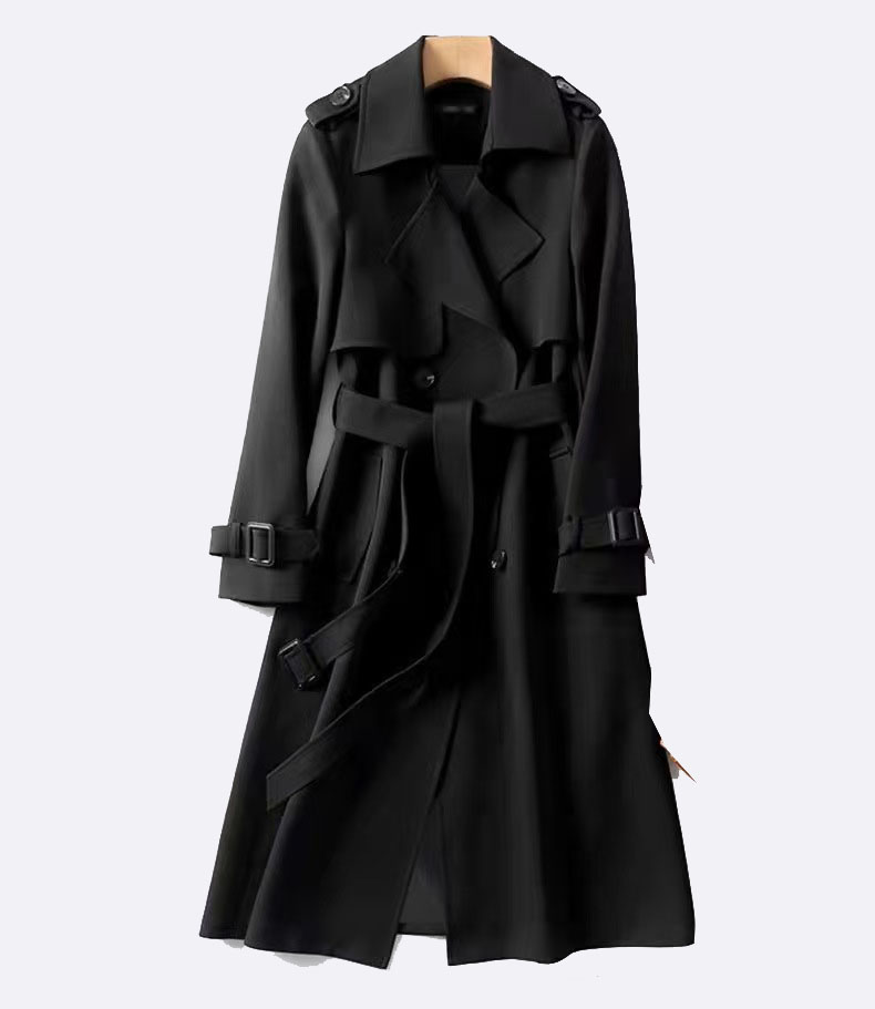 Women's Trench Coats Korean Version Long Sleeve All-match Fashion Trenchcoat Women 2025 Mid-length Overcoat