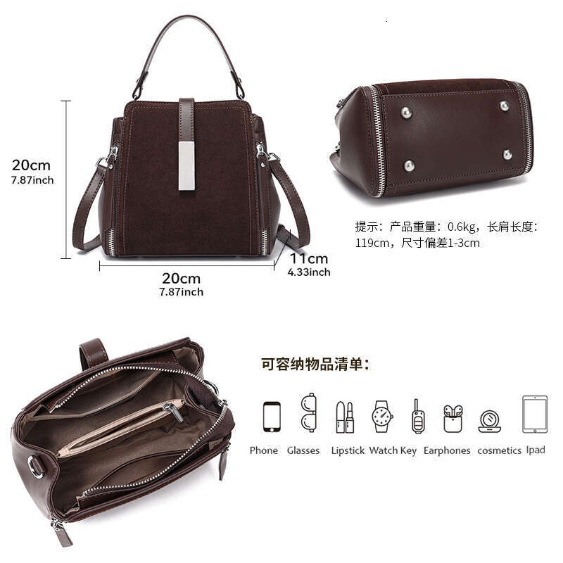 Luxury Shoulder Bags Totes Hobo Genuine Leather Hot Selling Women S Handbag New Vintage Matte Cowhide Elegant High End Crossbody Bag SENYY