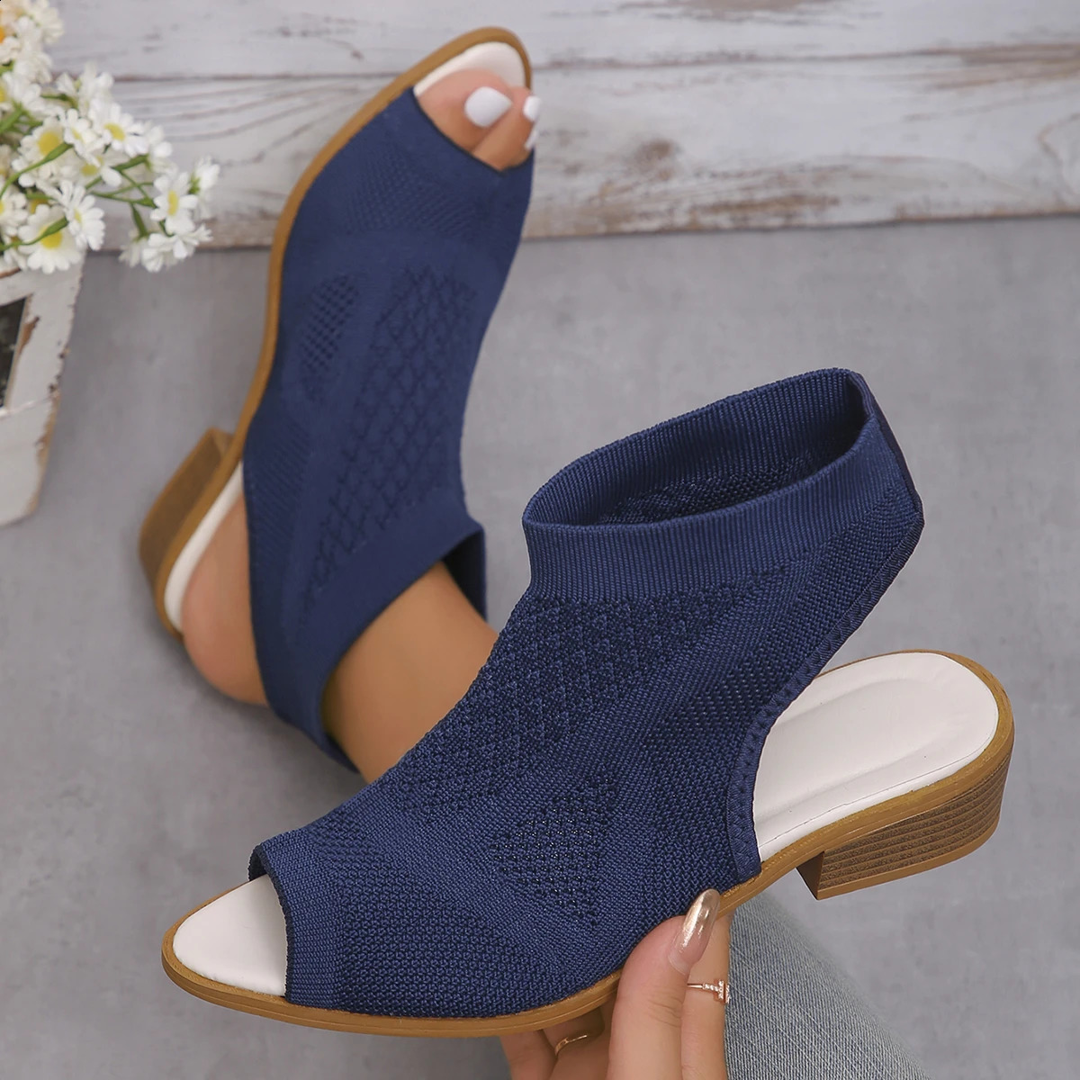 Women Sandals Summer Fashion Casual Comfortable Sandals Open Toe Lightweight Outdoor Sandals Women Shoes for Women 260305