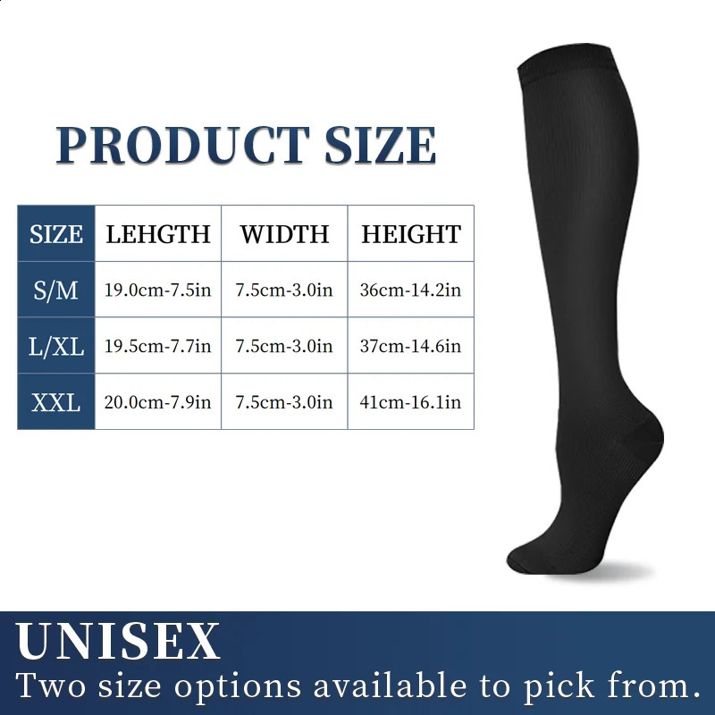 4 pairs compression socks for men and women for running cycling yoga and travel mid-calf socks 260130