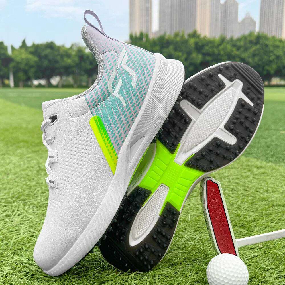 New Men's Golf Shoes Casual Sneakers Anti-slip Outdoor Training Fitness Breathable Damping Wear-resistant Anti-odor 26Y0203