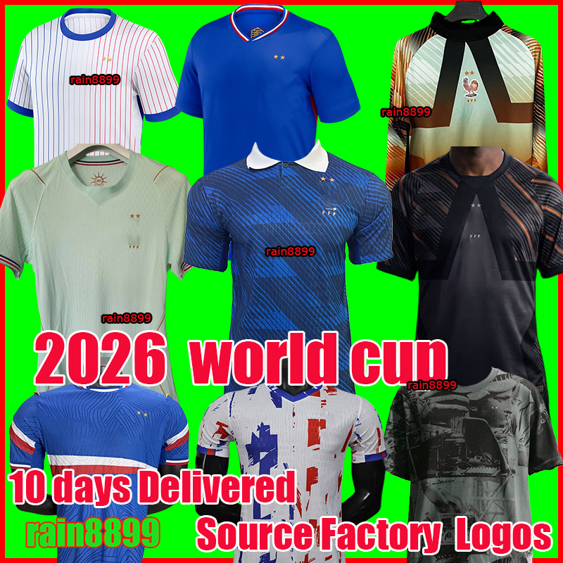 France Jersey 2026 French 2026 MBAPPE Soccer Jerey final BENZEMA GIROUD GRIEZMANN SALIBA PAVARD KANTE POGBA THURAM KOLO Maillot De Foot Equipe Football Shirt FR