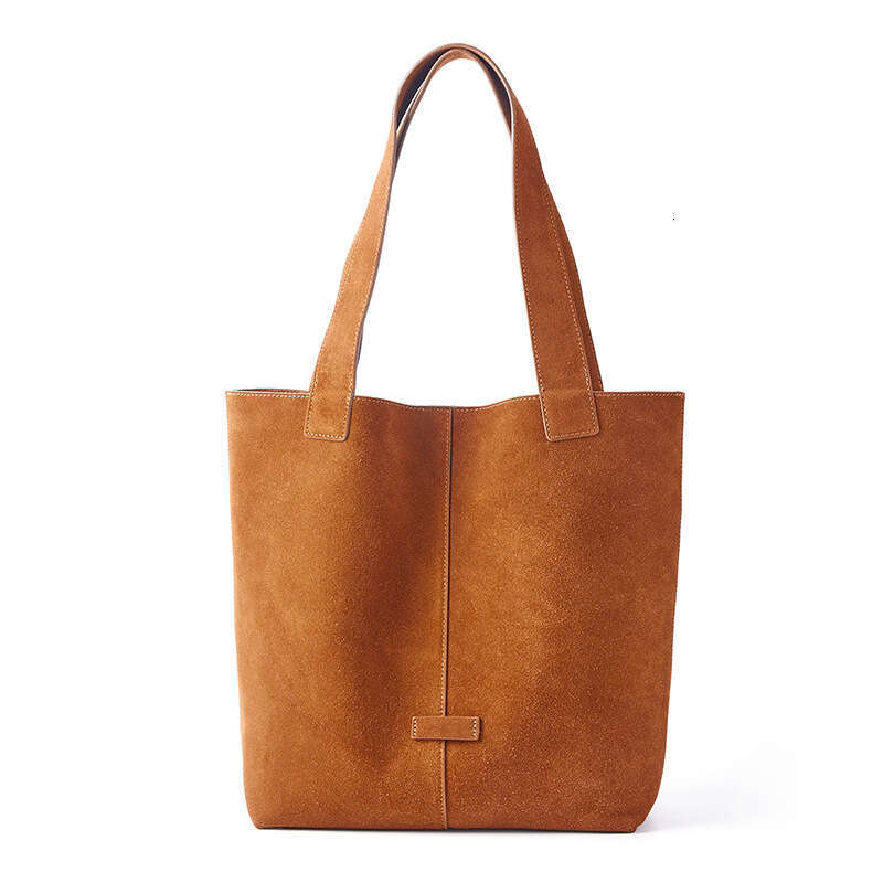 Luxury Shoulder Bags Totes Hobo Cross Border Best Selling Women S New Vintage Frosted Cowhide Shoulder Large Capacity Tote Bag Genuine Leather For SEN