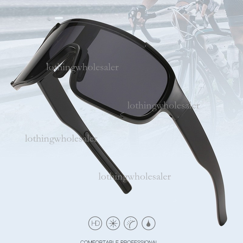 2026 Designer American Outdoor Sports Cycling Glasses Luxury Brand Eye Protection Mountaineering Large Frame Integrated Windproof Sun Glasses For Men 