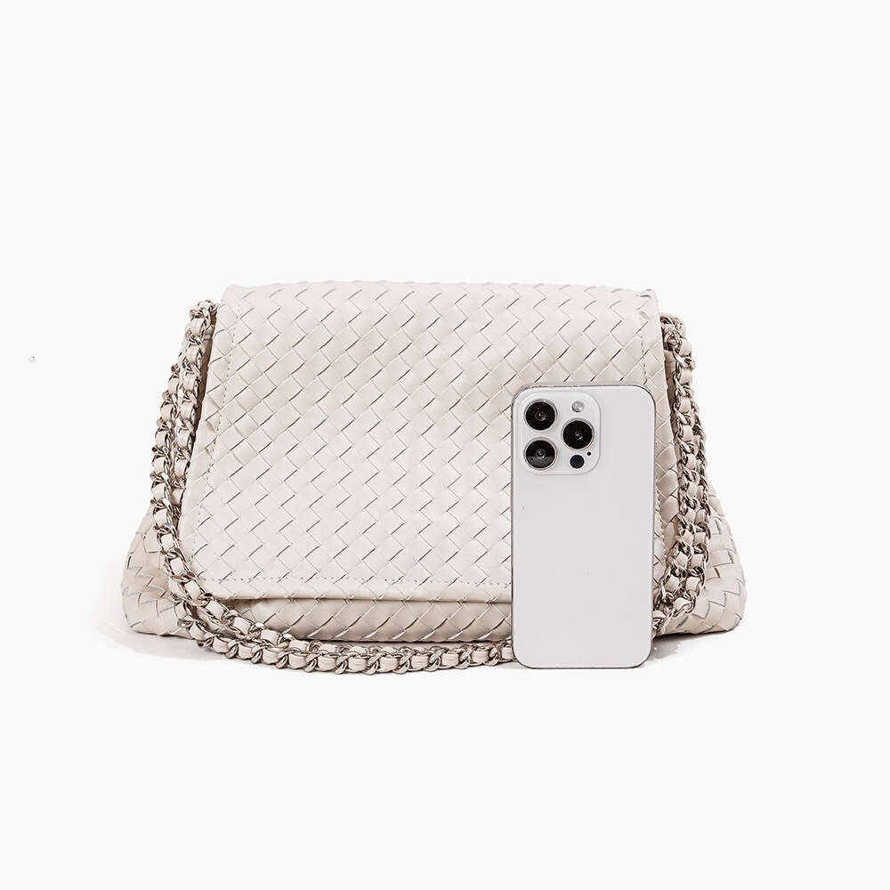 Luxury Shoulder Bags Totes Hobo Hand Woven Single Cross Border New Fashion Genuine Leather Women S Light Chain Crossbody Large Capacity Tote Bag SENYY