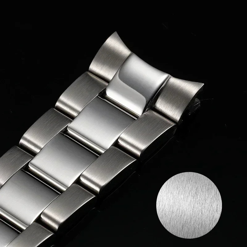 20mm 21mm 904L Watchbands For SUB DAYTONA NH35 NH36 Men Glide Lock Clasp Watch Strap Solid Stainless Steel Watch Bracelet 260120