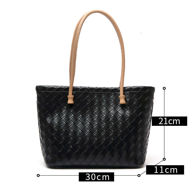 Luxury Shoulder Bags Totes Hobo Genuine Leather Women S Tote High End Large Capacity Summer Style Versatile Woven Bag For SENYY