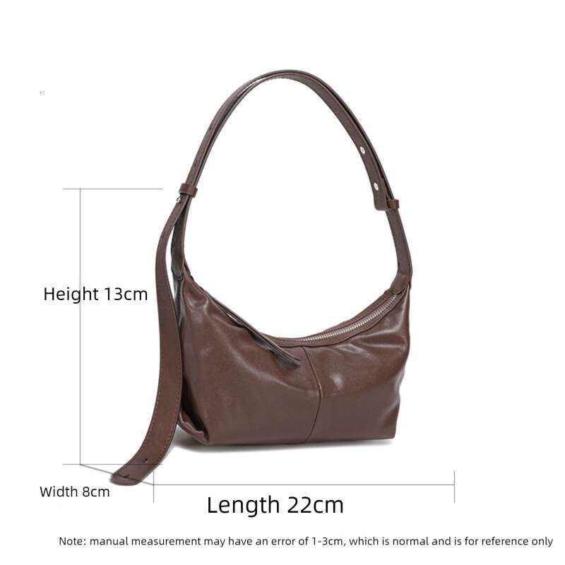Luxury Shoulder Bags Totes Hobo Genuine Leather Women S Underarm New Vintage Crossbody High Quality Commuter Fashion Versatile Bag SENYY