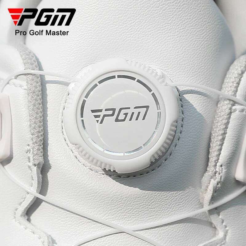 PGM Men Golf Shoes Summer Breathable Cushioned Rebound Knob Lace Sports Sneakers XZ436 26Y0203