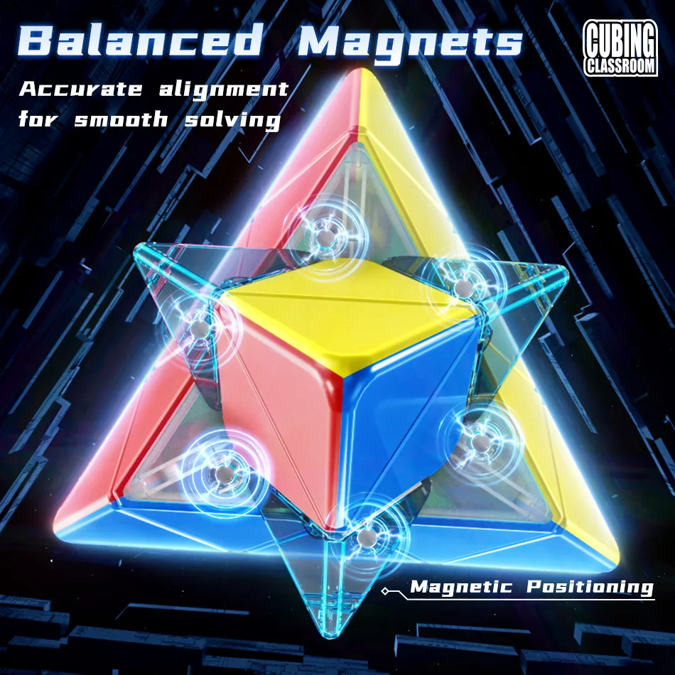 Picube MoYu Meilong Pyraminx V2 3x3x3 Pyramid Magic Cube MoFangJiaoShi 3x3 Cubo stickers Magico Puzzle Cube Gift Macaron 260205