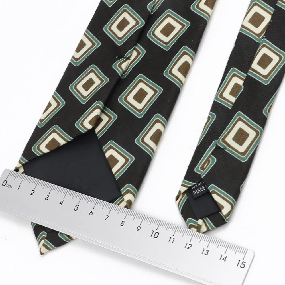 Mens Fashion 8cm Cotton Tie Soft Novel Blue Orange Paisley Green Stripe Necktie Suit Business Wedding Party Accessory Gifts 260206
