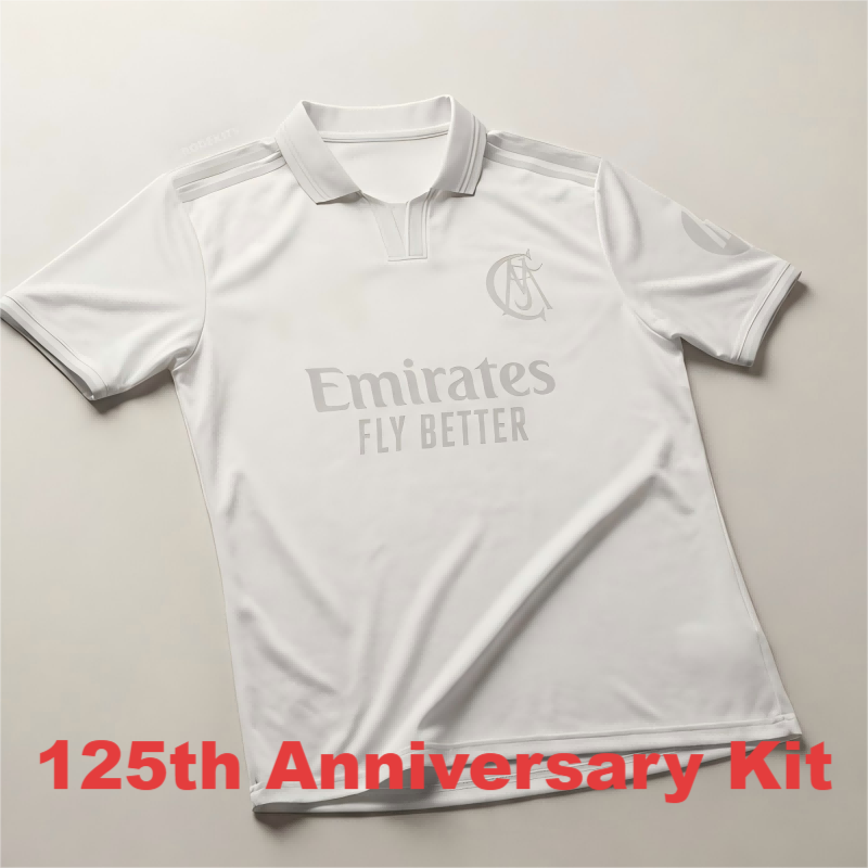 26 MBAPPE Reals MAdriD soccer jerseys 125th Anniversary Kit BELLINGHAM VINI JR ENDRICK RealsMAdriD football shirt VALVERDE 2025 SPains 2026 RONALDO fans