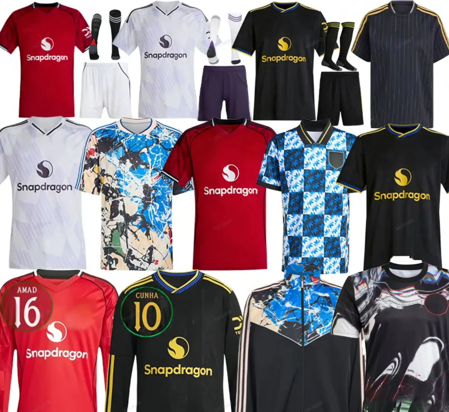 ManUnited 25 26 Manchest er United soccer jerseys RASHFORD MAINOO 2026 football shirt B. FERNANDES player MUTDES Stone Roses