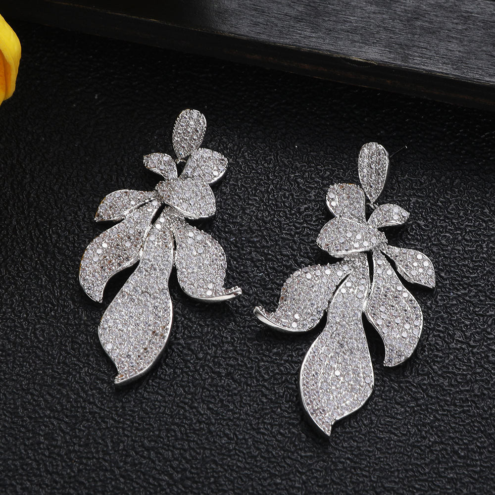GODKI Naija Engagement Earrings Womens Wedding Party Dubai Bridal Jewelry Boucle doreille Womens Gifts241114ww