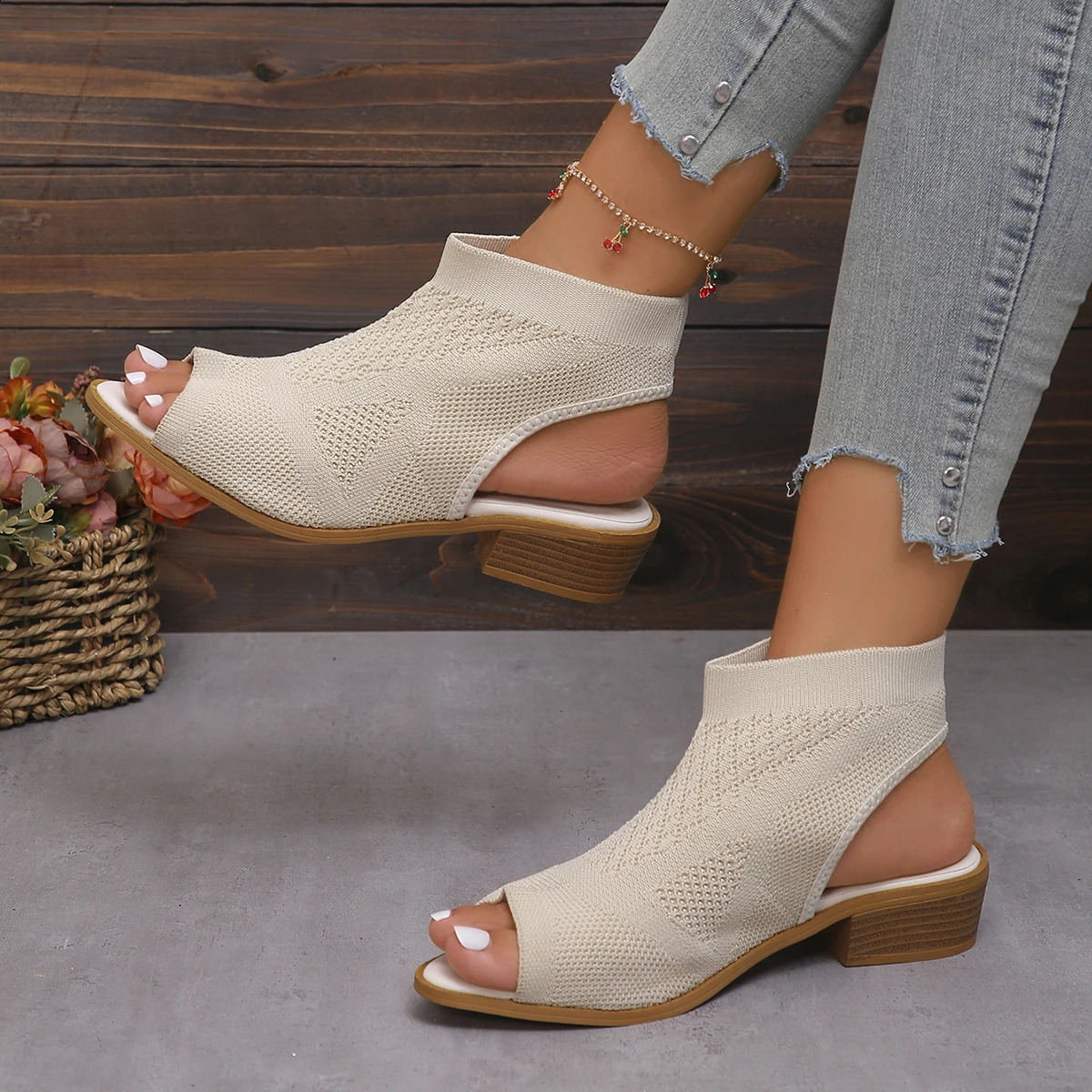 Women Sandals Summer Fashion Casual Comfortable Sandals Open Toe Lightweight Outdoor Sandals Women Shoes for Women 260305