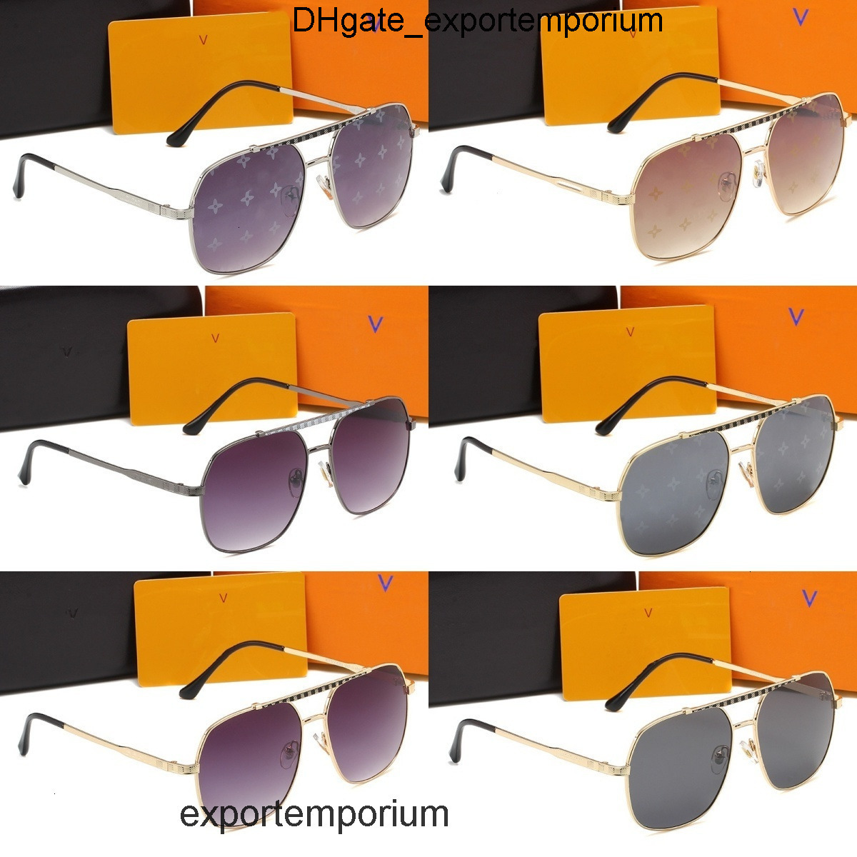 Luxury Designers Sunglasses for Women Fashion Brand Sun Glasses Men Retro Polarized Goggle Pilot louis vuittonbelt viitton vittonn vuittion louisvuinton lvt G23F