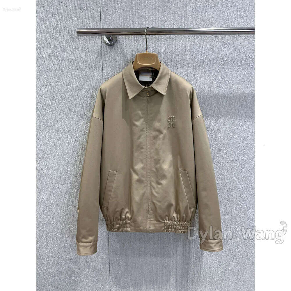 MIU Designer 2025 Autumn Winter New Miu American Retro Elegant College Y Workwear Style Jacket Coat 57e3 cc d2