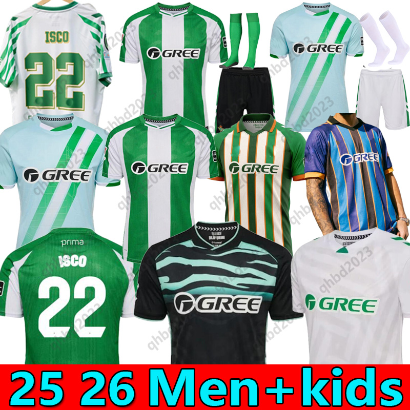 25 26 ISCO ANTONY reals Betise FEKIR soccer Jerseys JOAQUIN B.Iglesias camiseta de futbol home away Juanmi CANALES 2025 special football shirts copa DEL rey MEN KIDS