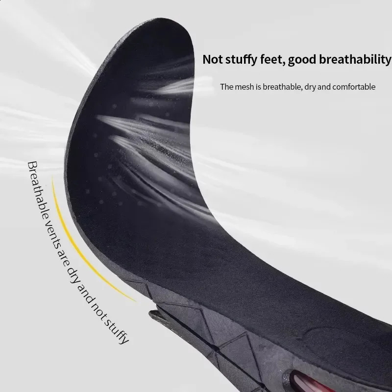 Height Increase Insole Adjustable Height Insole Height Increasing Shoe Inserts Air Cushion Shock Absorbing Shoe Pads 3/5/7/9cm 260124