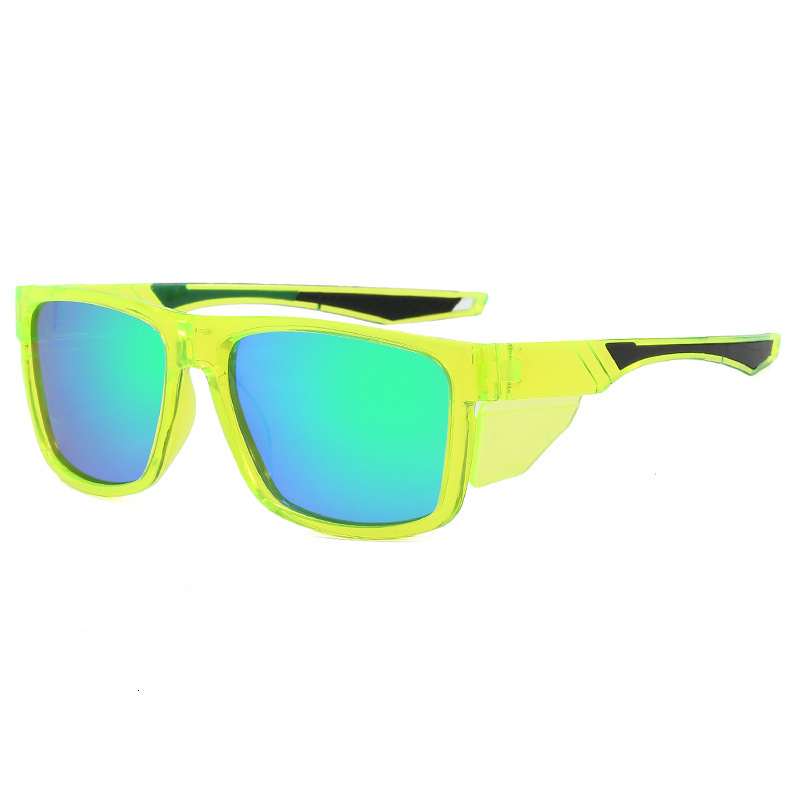 Y2K Windproof Polarized Sunglasses Secondary Injection Tactical Camouflage Outdoor UV Protection Fishing Retro Glasses