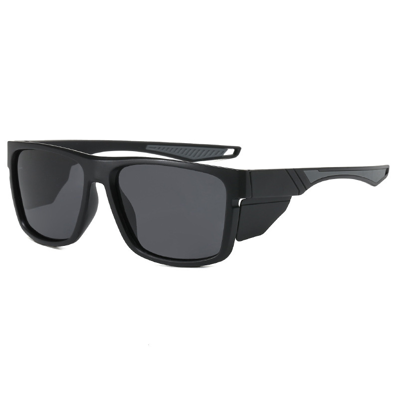 Y2K Windproof Polarized Sunglasses Secondary Injection Tactical Camouflage Outdoor UV Protection Fishing Retro Glasses