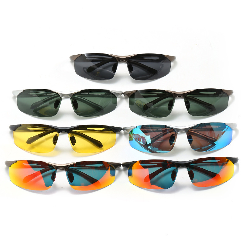 irregular Sunglasses Y2K Dustproof Glasses Sports Outdoor Fishing Colorful Sunglasses Anti-Uv Bicycle