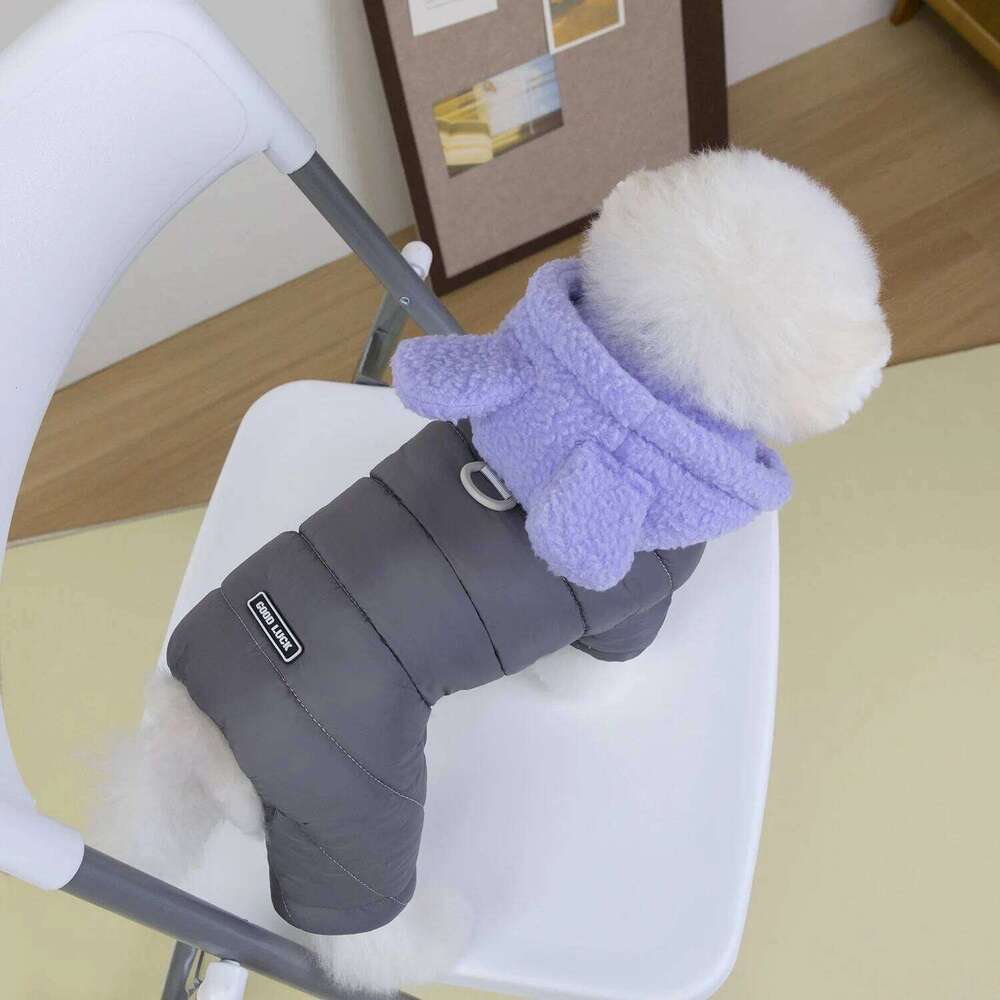 Famous brand PC Lot Winter Pet Clothes Super Warm Dog Jumpsuit Small Dogs Down Jacket Coat with Hoodies Puppy Overall pupakaIK