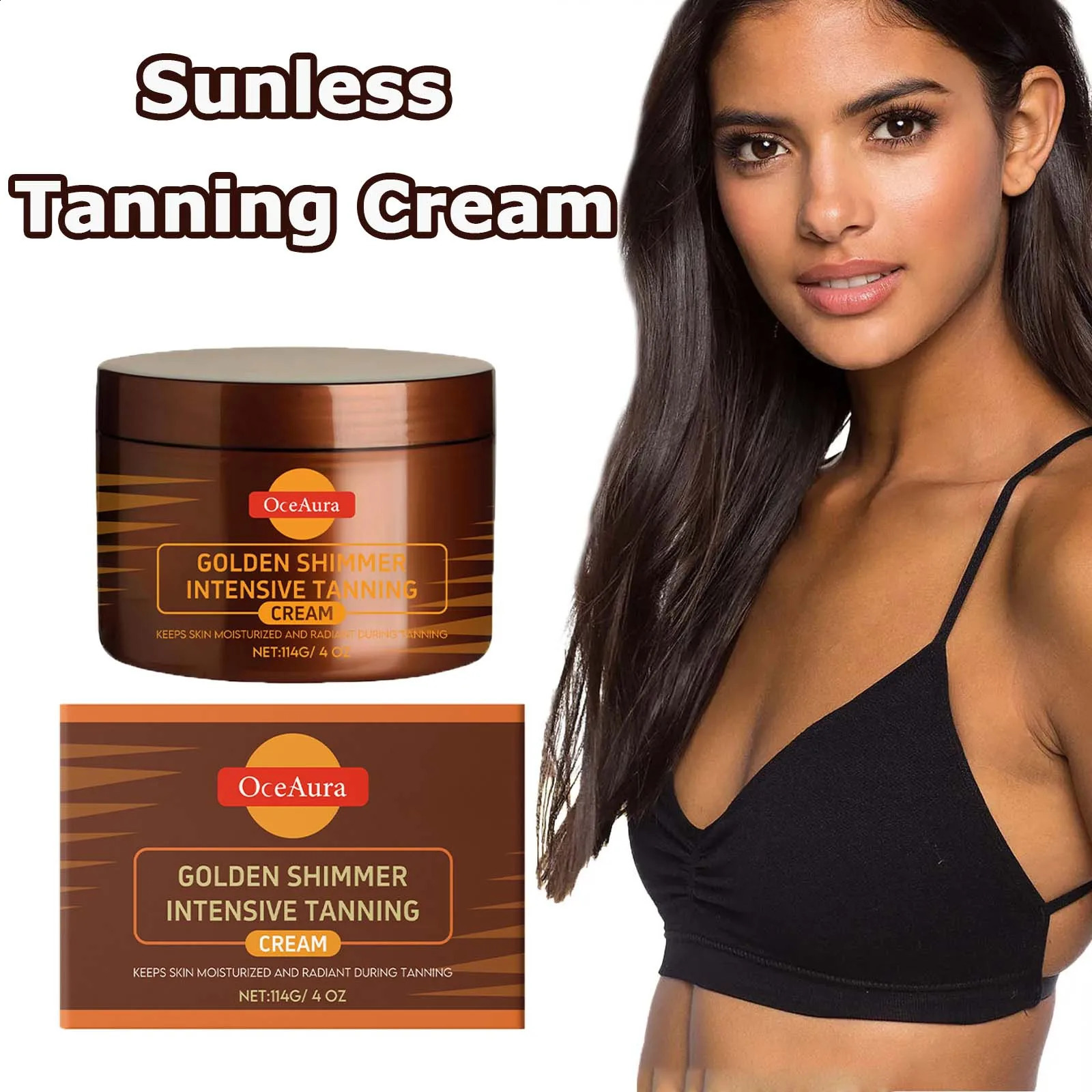 Tanning Accelerator Gel Natural Lasting Self Solarium Sunless Tanner Body Face Glow Bronzer Nourishing Intensive Tanning Cream 260206