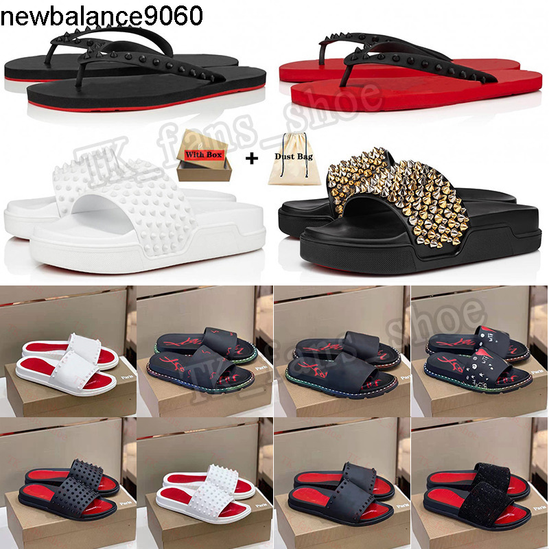 red bottom With Box Designer Sandals Rubber Slippers Thick Sandal Luxury christian louboutinshoe men women louboutin heels louboutinheel loubitons loboutin 5UZH