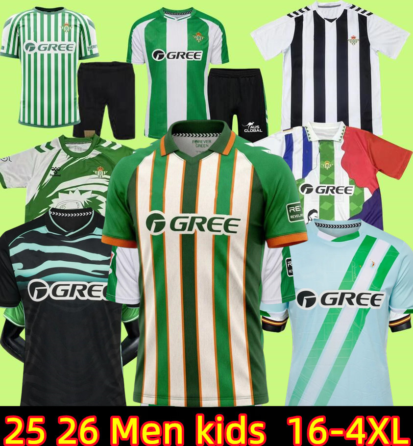 real betis 25 26 Soccer Jerseys ANTONY 7 Camiseta de Futbol Men Kids equipacion 25 26 betis football shirts camiseta Betis VITOR ROQUE HERNANDEZ ABDE special