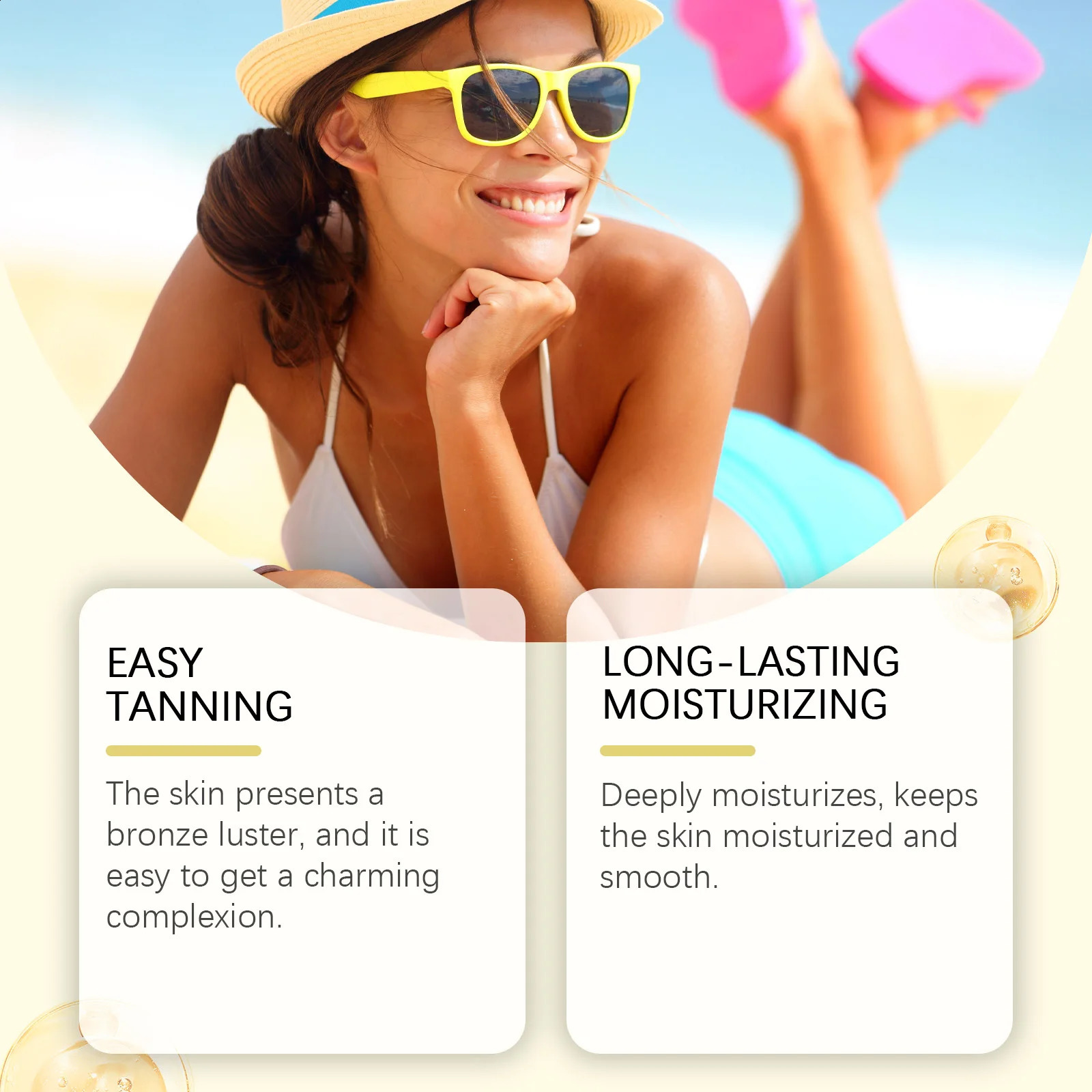 Tanning Accelerator Gel Natural Lasting Self Solarium Sunless Tanner Body Face Glow Bronzer Nourishing Intensive Tanning Cream 260206