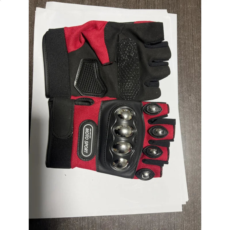 Tactical Gloves Steel Safety Outdoor Cycling Equipment Brass Knuckle Motorcycle Powersports Racing Bicycle Self Defence For Man 260207