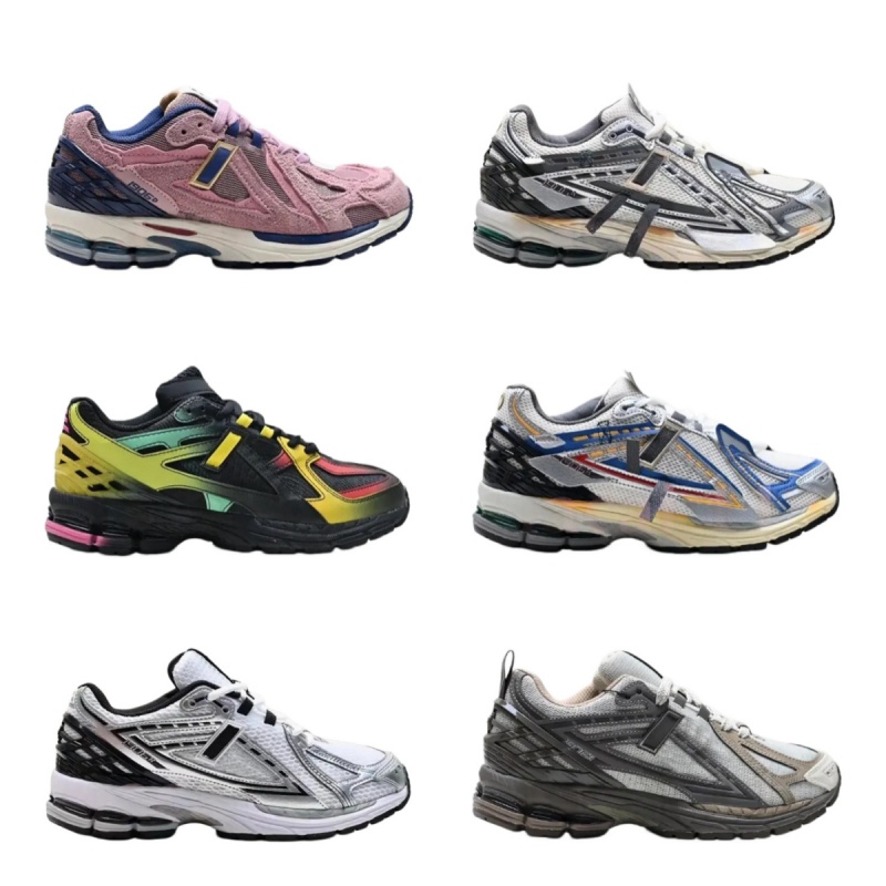 2026 Designer 1906 Running Shoes Luxury 1906r Shoes Protection Pack Mens Sneakers Silver Black White Metallic Gold Leather Top Quality Womens Trainers EUR 36-45