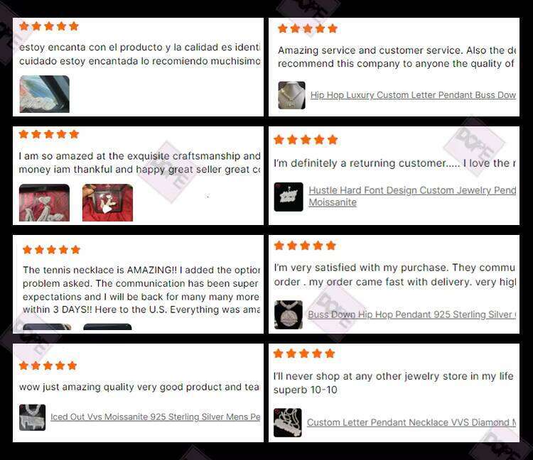 Hiphop 925 Silver Iced Out Number Baguette Diamond VVS Custom Moissanite Pendant