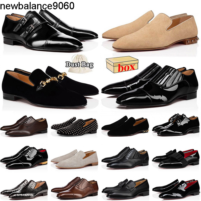 red bottom Designer Luxury Loafers Mens Dress Shoes Classic Pointed Toe B christian louboutinshoe men women louboutin heels louboutinheel loubitons loboutin NL9K